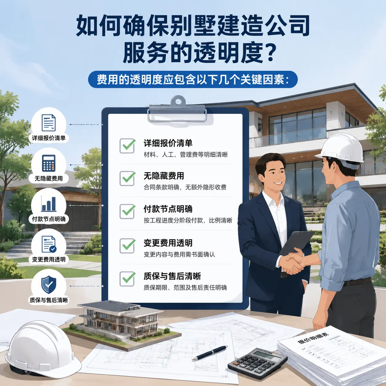 在 盘州 如何确保别墅建造公司服务的透明度?