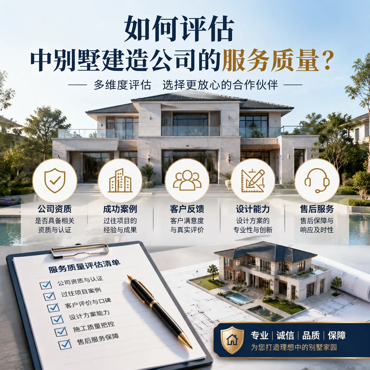 如何评估 盘州 中别墅建造公司的服务质量?