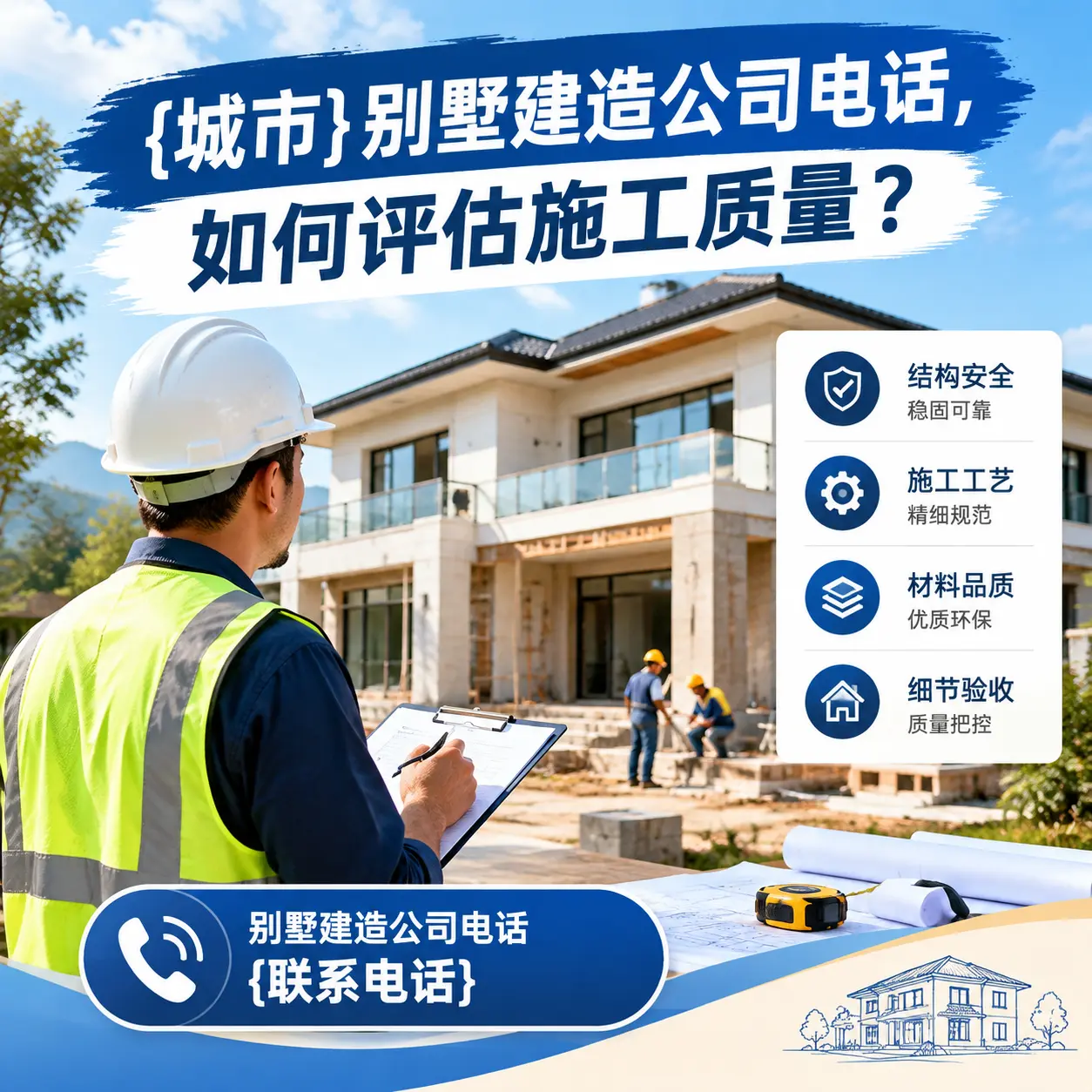 盘州别墅建造公司电话,如何评估施工质量?