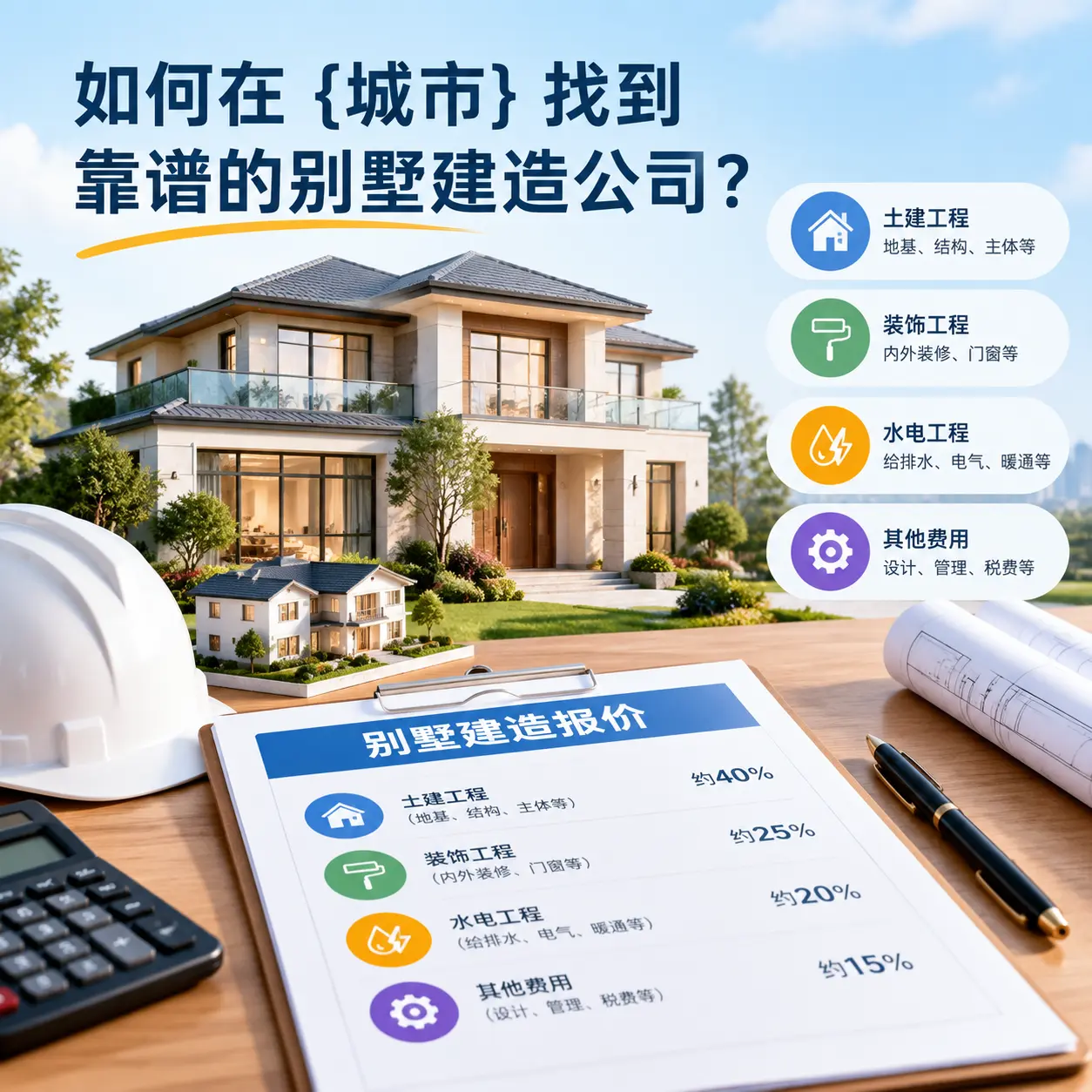 如何在 盘州 找到靠谱的别墅建造公司?