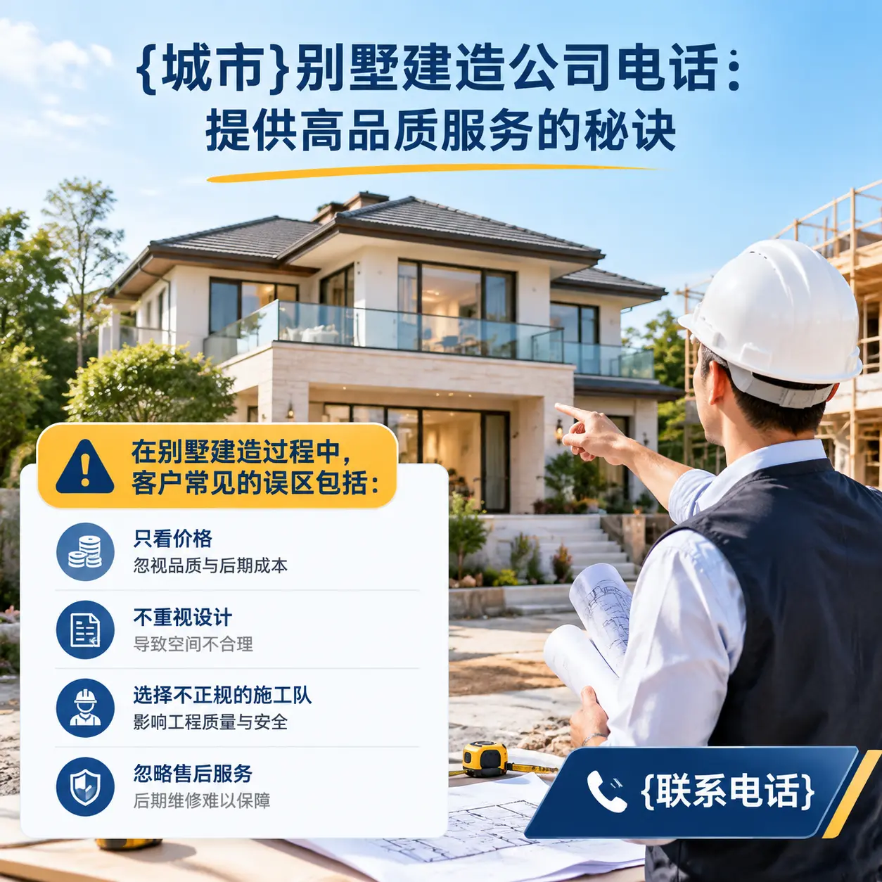 盘州别墅建造公司电话：提供高品质服务的秘诀