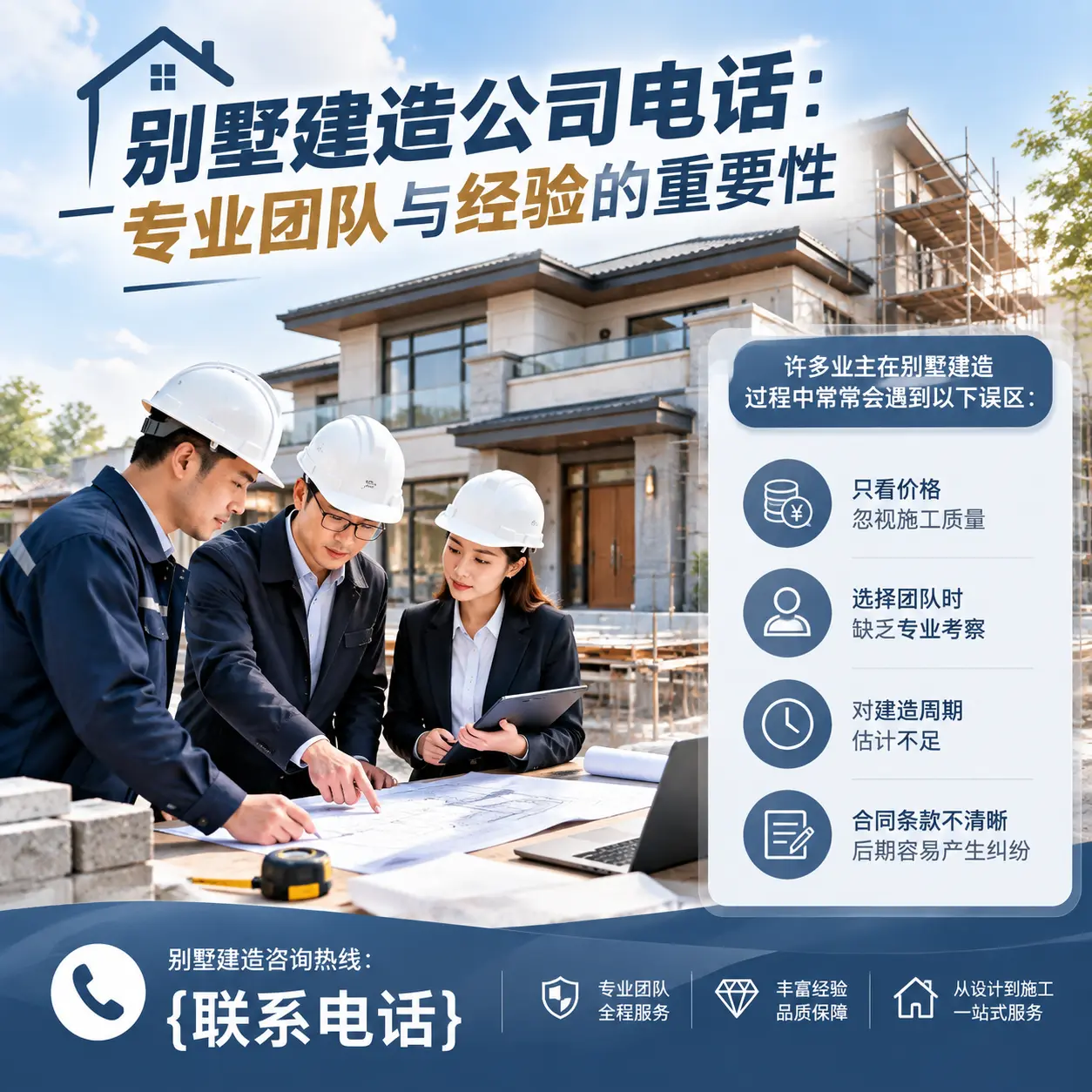 盘州别墅建造公司电话:专业团队与经验的重要性